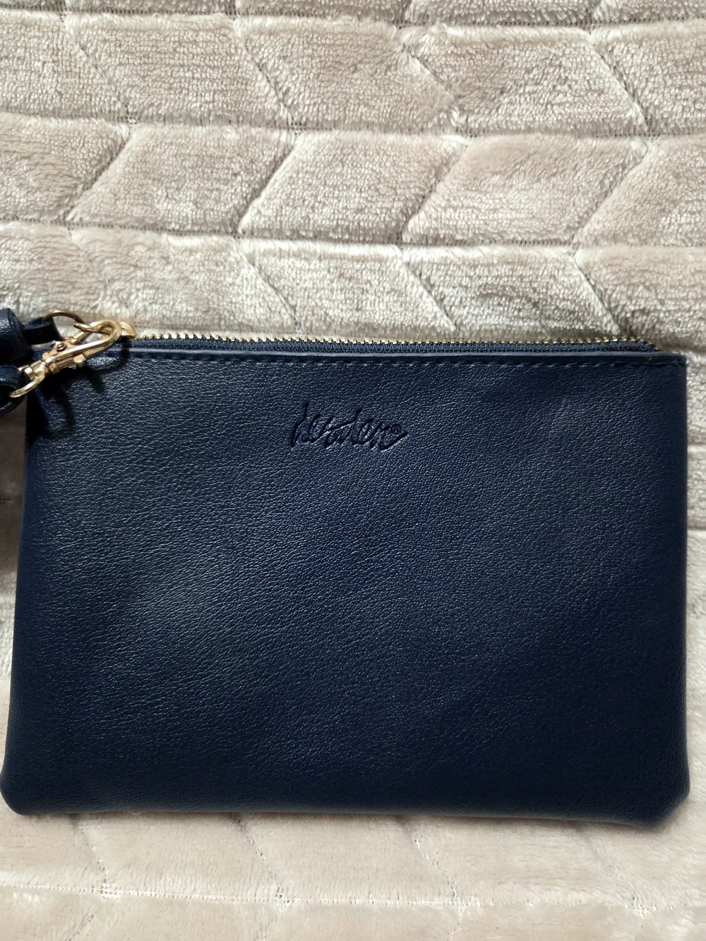 Auburn War Eagle Wristlet with Tassel In Navy & Orange- New Condition